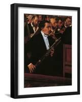 The Orchestra at the Opera House-Edgar Degas-Framed Giclee Print