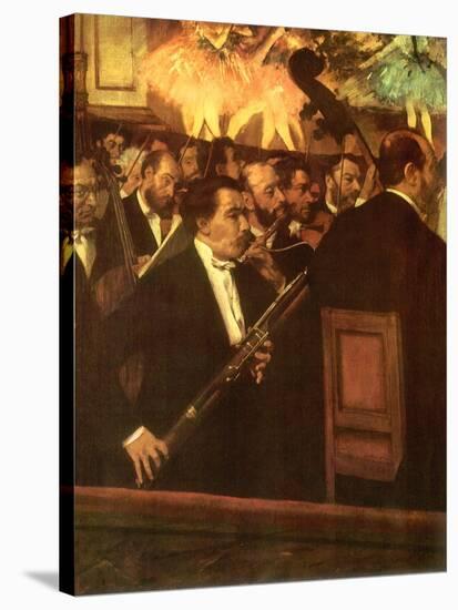 The Orchestra of the Opera, 1868-Edgar Degas-Stretched Canvas