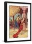 The Ordeal of Queen Draupadi-Warwick Goble-Framed Giclee Print