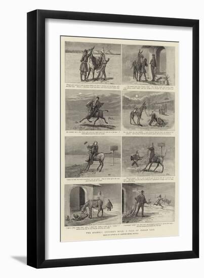 The Orderly Officer's Mule, a Tale of Indian Life-null-Framed Giclee Print