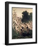 The Oreads, 1902-William Adolphe Bouguereau-Framed Giclee Print