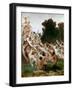 The Oreads (Les Oréade)-William-Adolphe Bouguereau-Framed Giclee Print