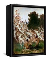 The Oreads-Sir Peter Francis Bourgeois-Framed Stretched Canvas