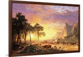 The Oregon Trail, 1869-Albert Bierstadt-Framed Giclee Print