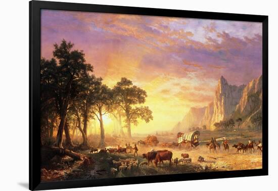 The Oregon Trail, 1869-Albert Bierstadt-Framed Giclee Print