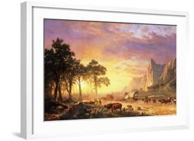 The Oregon Trail, 1869-Albert Bierstadt-Framed Giclee Print