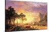 The Oregon Trail, 1869-Albert Bierstadt-Stretched Canvas