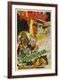 The Oregon Trail, (Poster Art), John Wayne, 1936-null-Framed Art Print