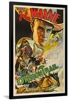 The Oregon Trail, (Poster Art), John Wayne, 1936-null-Framed Art Print