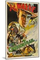 The Oregon Trail, (Poster Art), John Wayne, 1936-null-Mounted Art Print