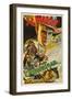 THE OREGON TRAIL, (poster art), John Wayne, 1936-null-Framed Art Print