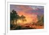 The Oregon Trail-Albert Bierstadt-Framed Premium Giclee Print