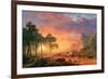 The Oregon Trail-Albert Bierstadt-Framed Premium Giclee Print