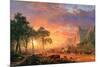 The Oregon Trail-Albert Bierstadt-Mounted Premium Giclee Print