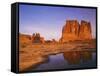 The Organ, Arches National Park, Utah, USA-Charles Gurche-Framed Stretched Canvas