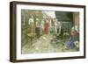 The Organ Grinder Is Coming, 1883-Fritz von Uhde-Framed Giclee Print