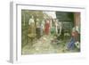 The Organ Grinder Is Coming, 1883-Fritz von Uhde-Framed Giclee Print