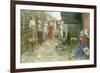 The Organ Grinder Is Coming, 1883-Fritz von Uhde-Framed Giclee Print