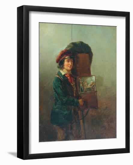 The Organ Grinder-William Mulready-Framed Giclee Print