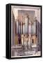 The Organ of Saint-Eustache, 1801 (W/C on Paper)-French-Framed Stretched Canvas