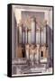 The Organ of Saint-Eustache, 1801 (W/C on Paper)-French-Framed Stretched Canvas