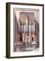 The Organ of Saint-Eustache, 1801 (W/C on Paper)-French-Framed Giclee Print