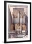 The Organ of Saint-Eustache, 1801 (W/C on Paper)-French-Framed Giclee Print