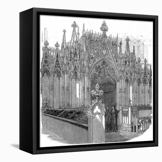 The Organ Screen, Westminster Abbey, 1848-null-Framed Stretched Canvas