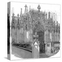 The Organ Screen, Westminster Abbey, 1848-null-Stretched Canvas