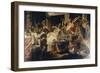 The Orgies of Messalina, 1867-1868-Federico Faruffini-Framed Giclee Print