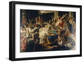 The Orgies of Messalina, 1867-1868-Federico Faruffini-Framed Giclee Print