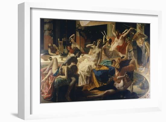 The Orgies of Messalina, 1867-1868-Federico Faruffini-Framed Giclee Print