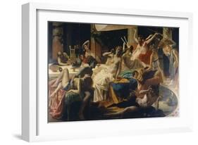 The Orgies of Messalina, 1867-1868-Federico Faruffini-Framed Giclee Print