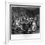 The Orgy, Plate Iii from 'A Rake's Progress'-William Hogarth-Framed Giclee Print