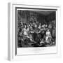 The Orgy, Plate Iii from 'A Rake's Progress'-William Hogarth-Framed Giclee Print