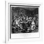 The Orgy, Plate Iii from 'A Rake's Progress'-William Hogarth-Framed Giclee Print