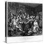 The Orgy, Plate Iii from 'A Rake's Progress'-William Hogarth-Stretched Canvas