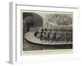 The Orient at Olympia, the Dance of Amazons and Snake Worshippers-Herbert Johnson-Framed Giclee Print