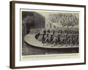 The Orient at Olympia, the Dance of Amazons and Snake Worshippers-Herbert Johnson-Framed Giclee Print