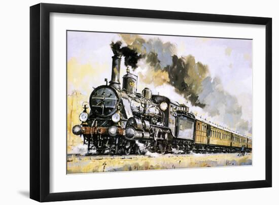 The Orient Express, Introduced in 1883-John S. Smith-Framed Giclee Print