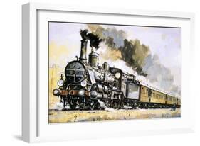 The Orient Express, Introduced in 1883-John S. Smith-Framed Giclee Print