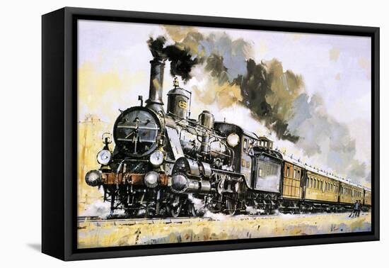 The Orient Express, Introduced in 1883-John S. Smith-Framed Stretched Canvas