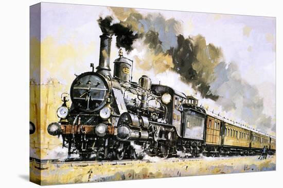 The Orient Express, Introduced in 1883-John S. Smith-Stretched Canvas