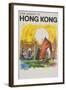 The Orient Is Hong Kong Travel Poster-null-Framed Giclee Print