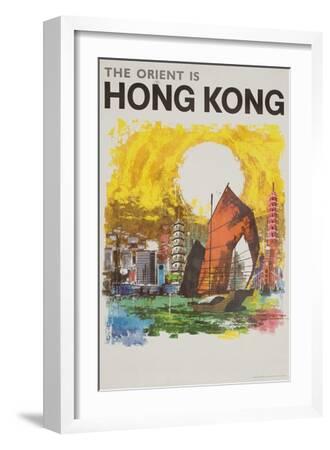 KONG 98511 Orient is Hong Kong China Asia Asian Travel Wall Print Poster Affiche 
