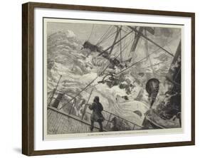 The Orient Line Steamer Chimborazo in a Gale-null-Framed Giclee Print