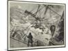 The Orient Line Steamer Chimborazo in a Gale-null-Mounted Giclee Print