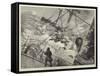 The Orient Line Steamer Chimborazo in a Gale-null-Framed Stretched Canvas