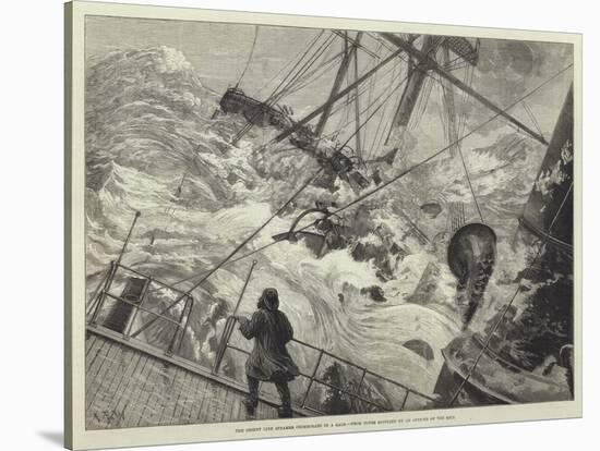 The Orient Line Steamer Chimborazo in a Gale-null-Stretched Canvas