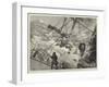 The Orient Line Steamer Chimborazo in a Gale-null-Framed Giclee Print